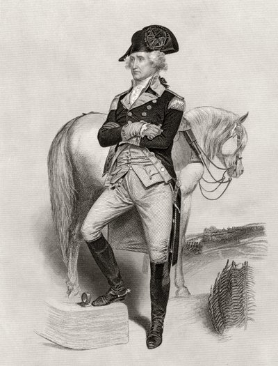 George Washington in 1775, uit 